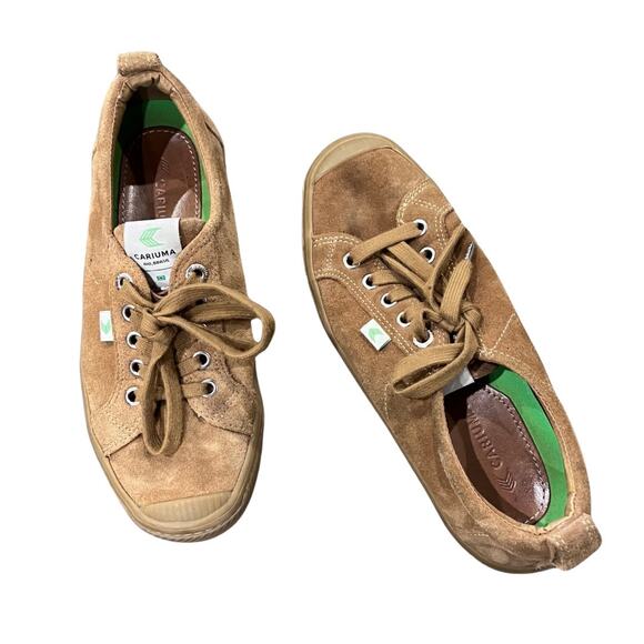 Cariuma OCA Low-Top Suede Sneakers Size 7 - Picture 2 of 8